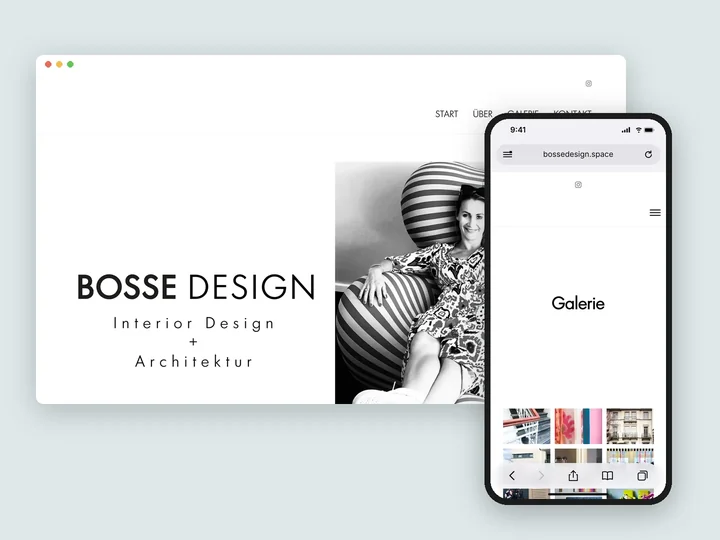 Bosse Design, Website