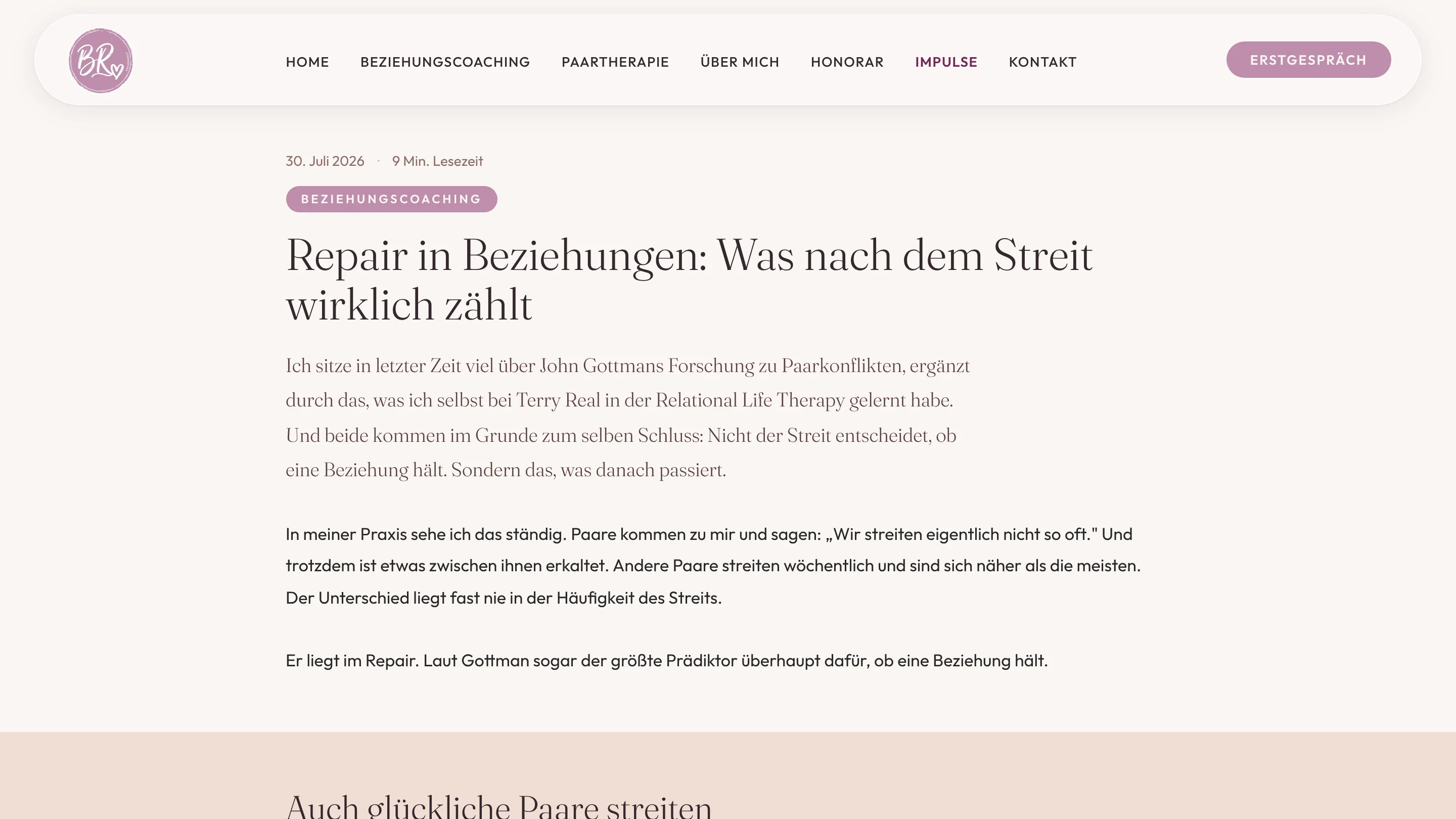 Birgit Rolf: Blogbeitrag in „Impulse“