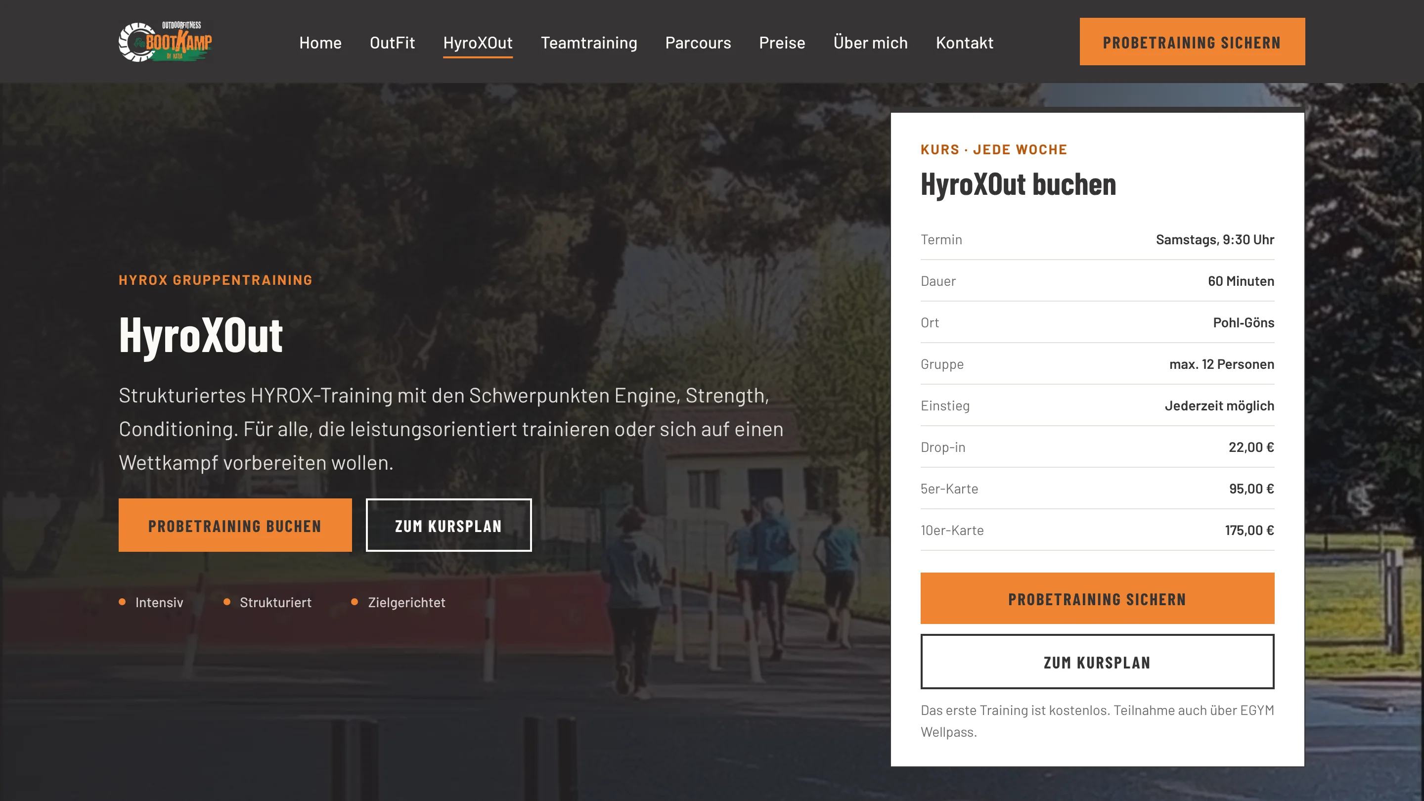 BootKamp Katja: HyroXOut als dunkle Leistungsseite