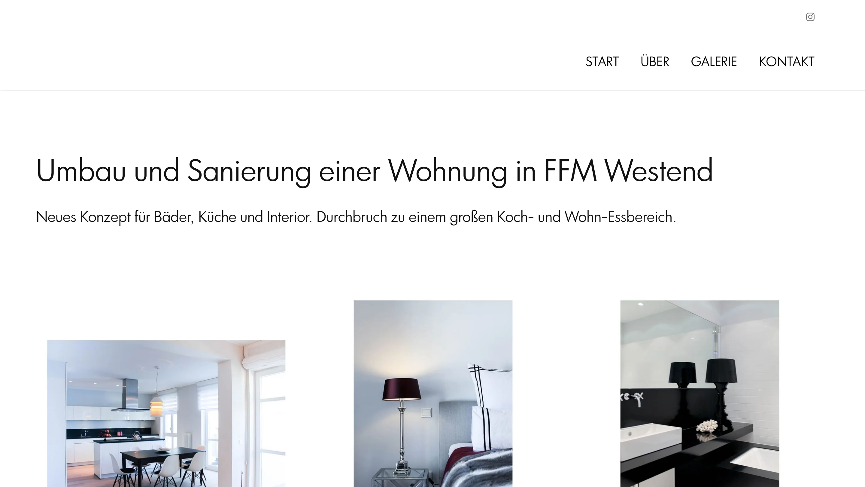 Bosse Design: Projektseite mit Bildergalerie
