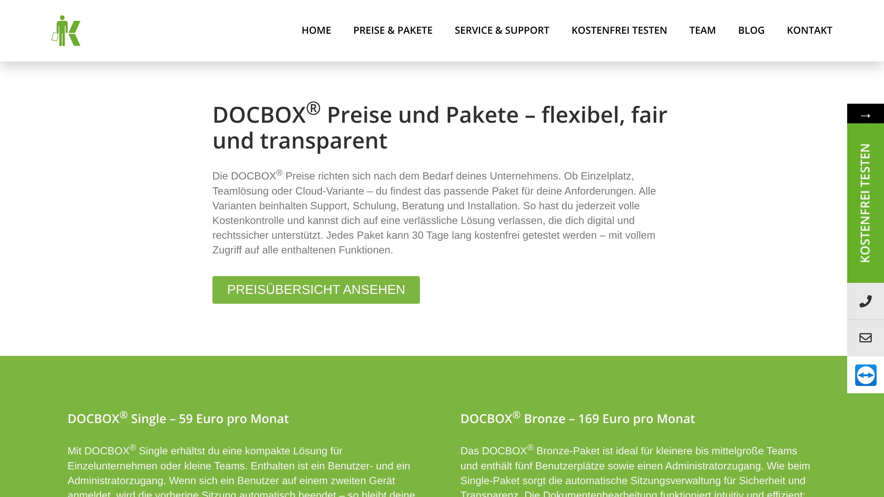 DOCBOX® von Kuttruff: Preise und Pakete