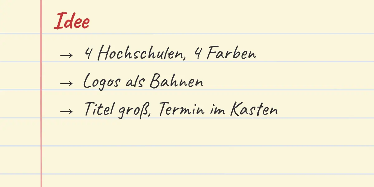 Deckblatt 2021, Stufe Idee