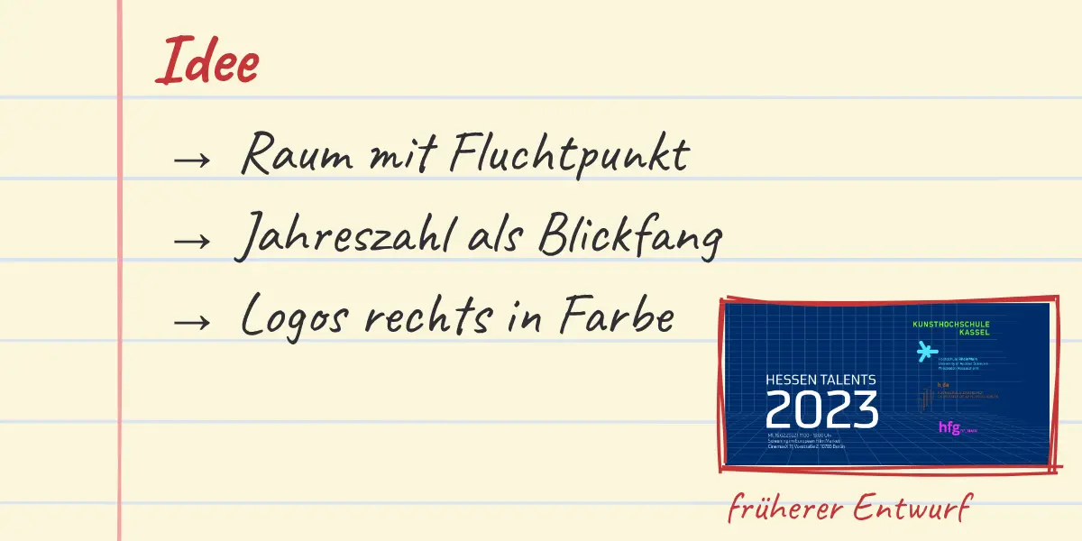 Deckblatt 2024, Stufe Idee