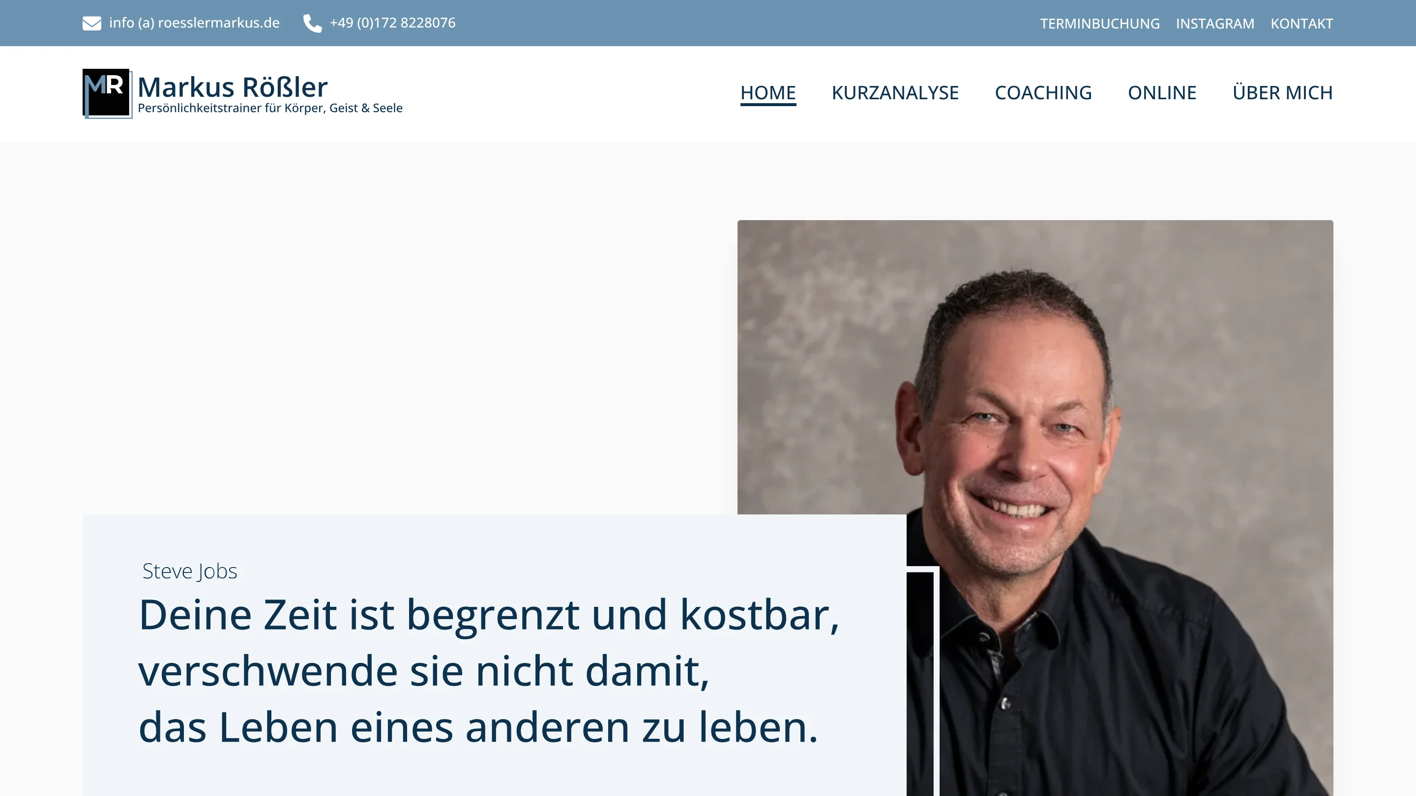 Markus Rößler: Startseite