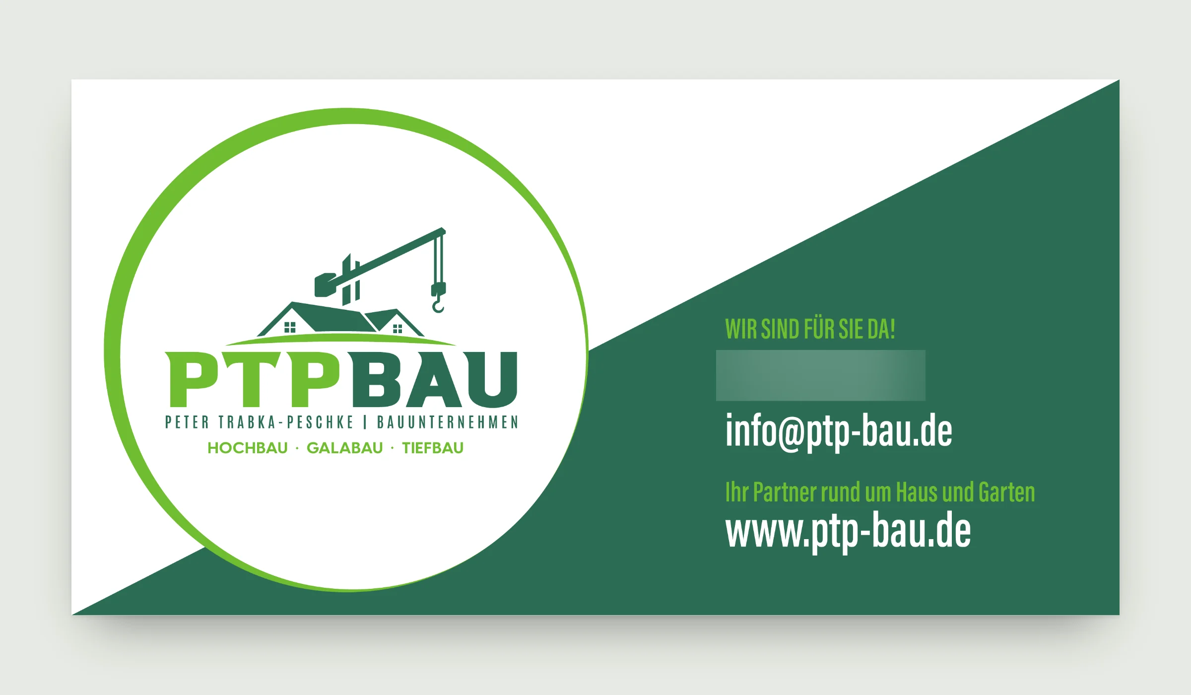PTP Bau: Bauzaunbanner im Format 340 x 173 cm