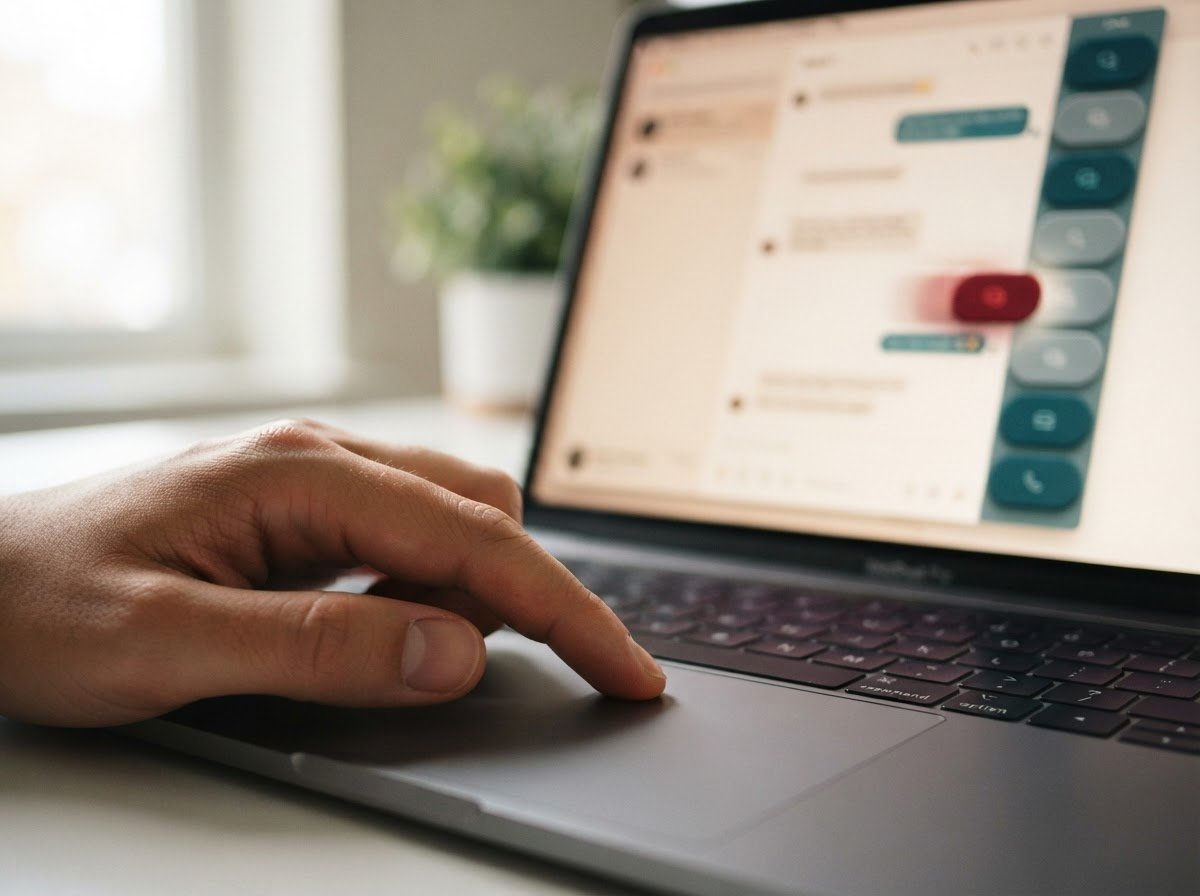 Hand am Laptop, auf dem Bildschirm dockt ein Modul an ein Chatfenster an, als Sinnbild für einen Skill, der bei Bedarf geladen wird Hand am Laptop, auf dem Bildschirm dockt ein Modul an ein Chatfenster an, als Sinnbild für einen Skill, der bei Bedarf geladen wird
